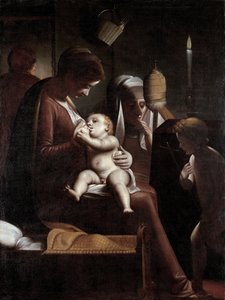 Madonna of the Candle by Luca Cambiaso